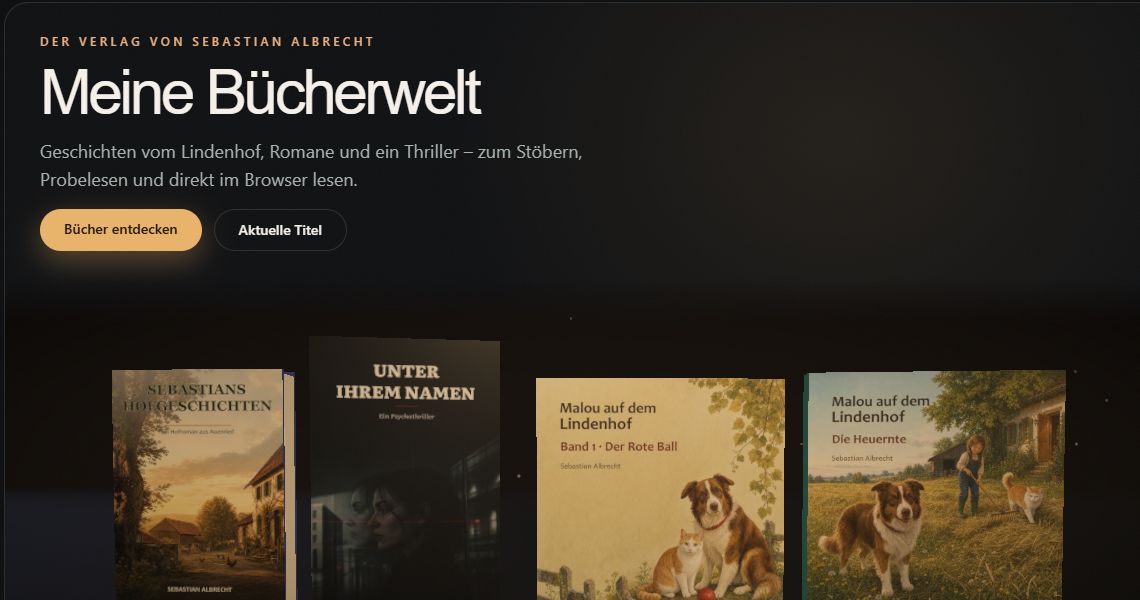 Projektansicht von Meine Bücherwelt